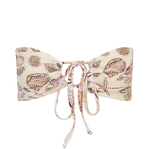 Cloenie Cottesloe Tube Top Bikini - Seashell