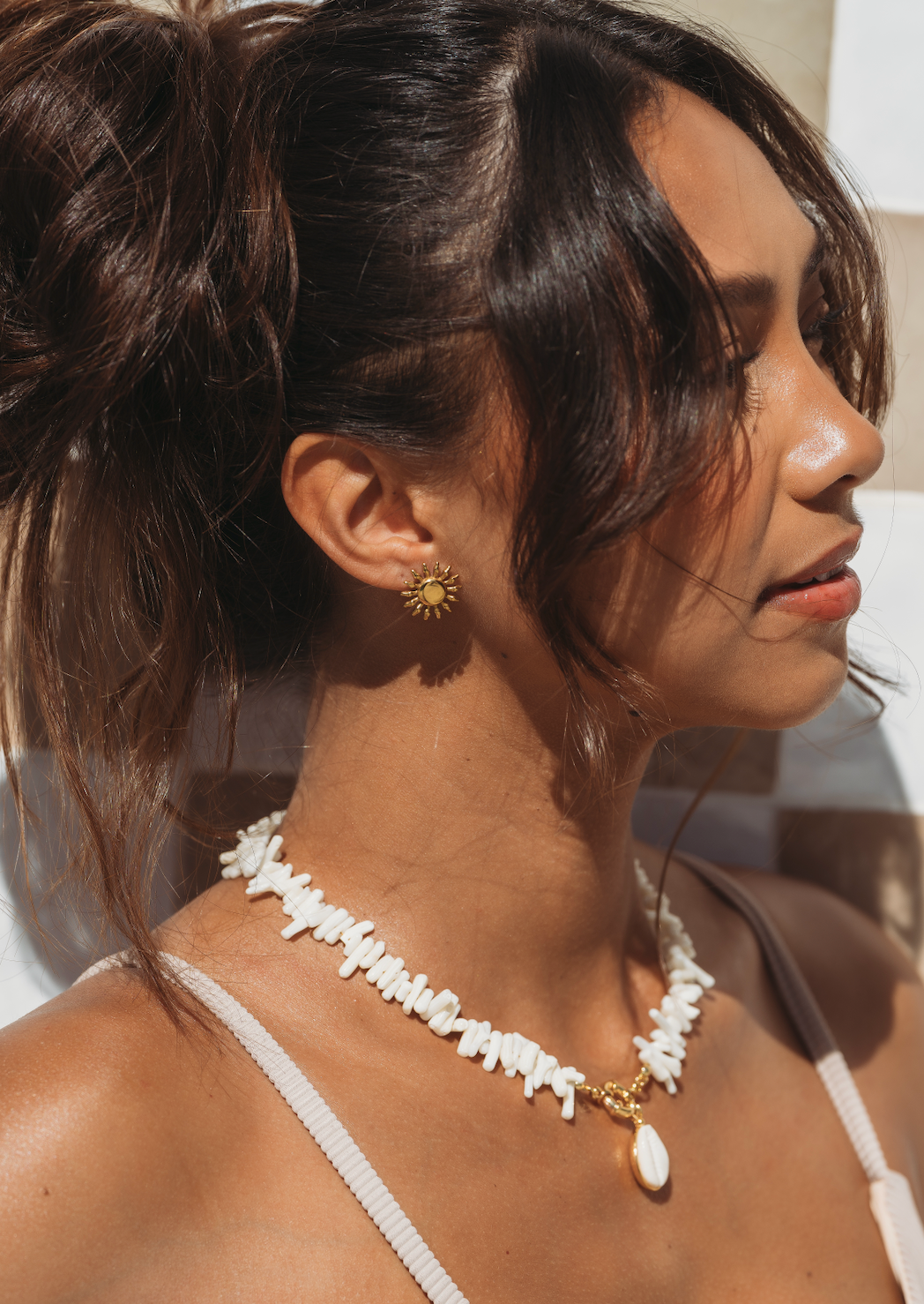 Salty Cali Waimea Necklace - White