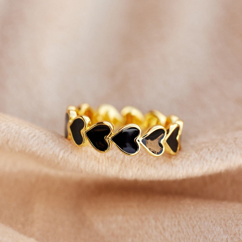 Pura Vida Bracelets Love Hearts Band Ring