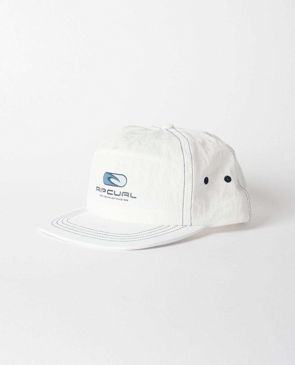 Rip Curl Pill Icon Snapback Cap - White Nylon Hat – Sand Surf Co.