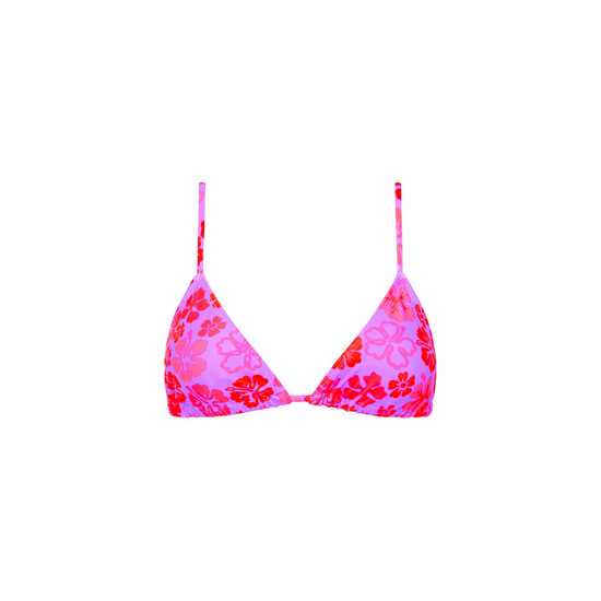 Kulani Kinis Bralette Bikini Top - Cherry Berry