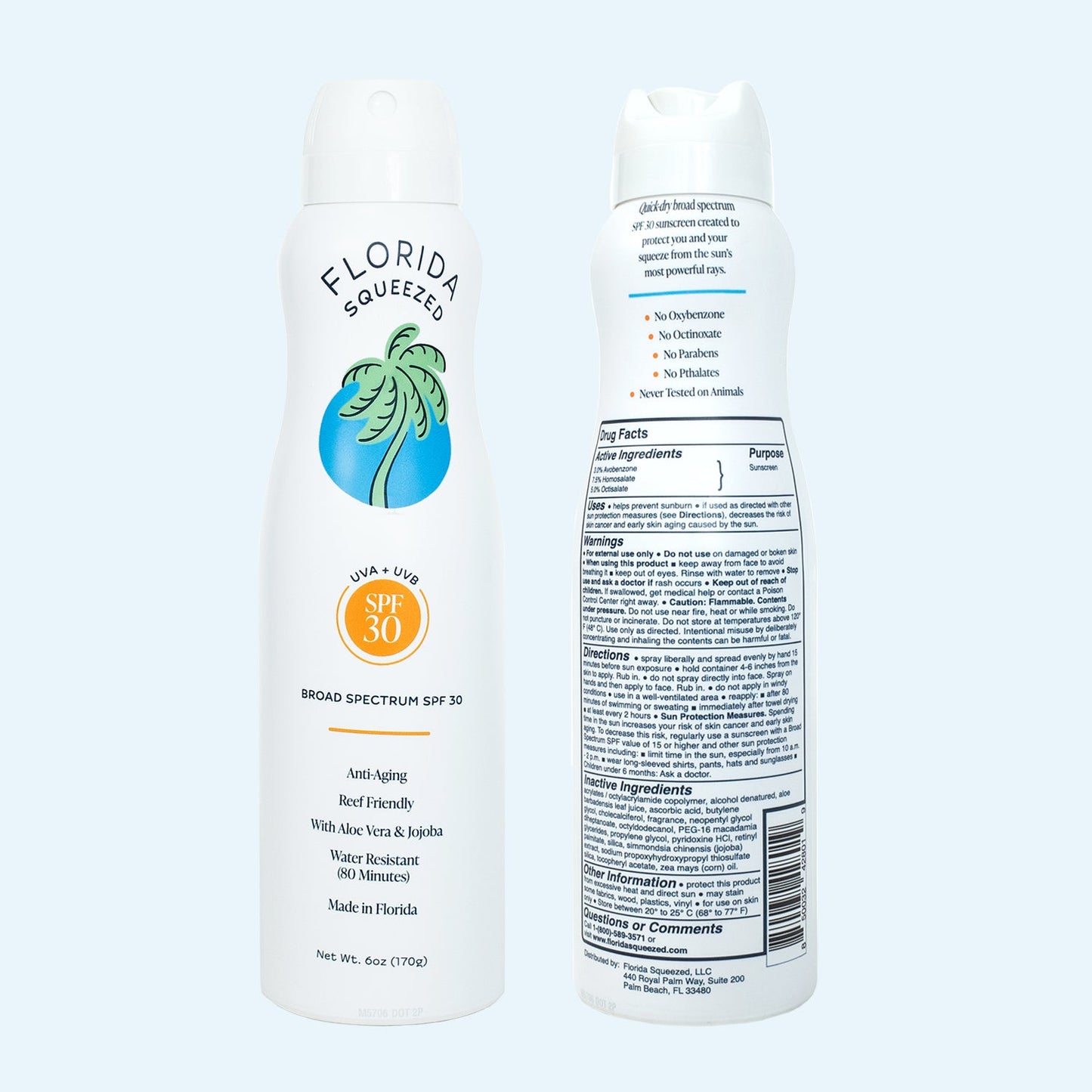 Florida Squeezed SPF 30 Sunscreen Spray