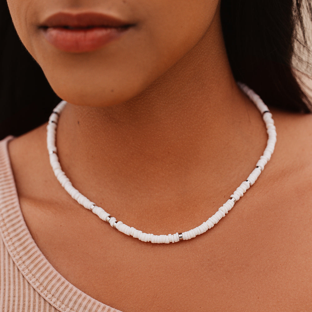 Pura Vida Bracelets Puka Shell Choker Necklace