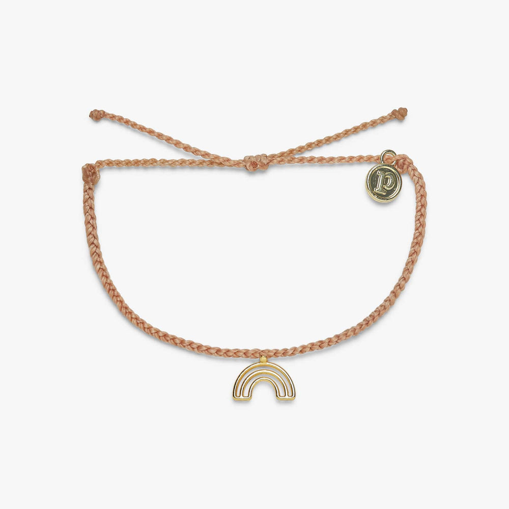 Pura Vida Bracelets Chasing Rainbows Gold Charm Bracelet