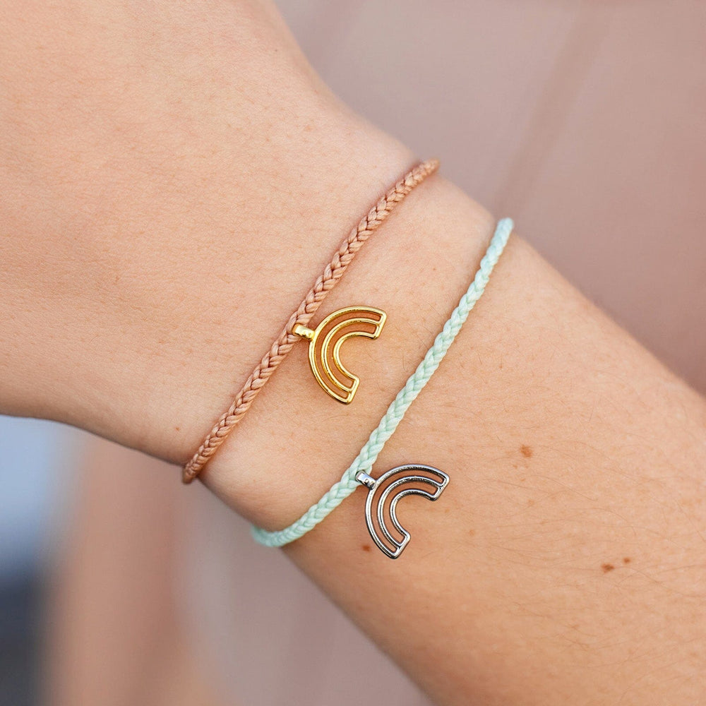 Pura Vida Bracelets Chasing Rainbows Gold Charm Bracelet