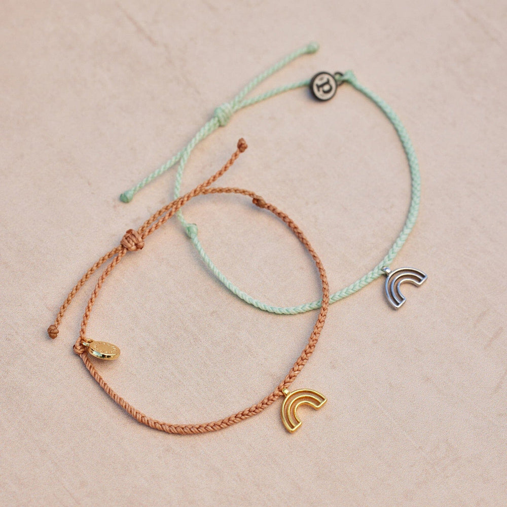 Pura Vida Bracelets Chasing Rainbows Gold Charm Bracelet