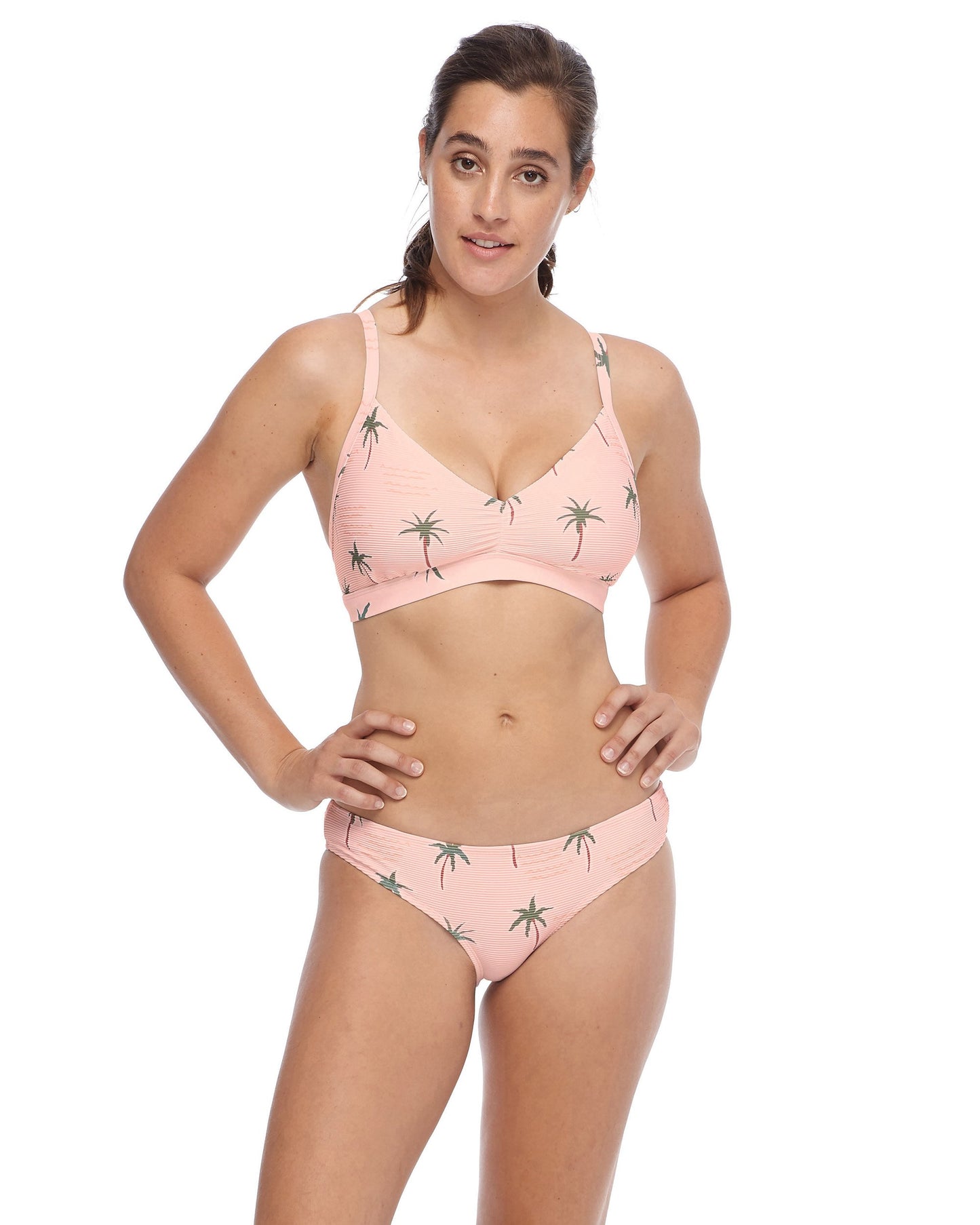 Body Glove Rio Drew D-F Cup Swim Top - Dusty Pink