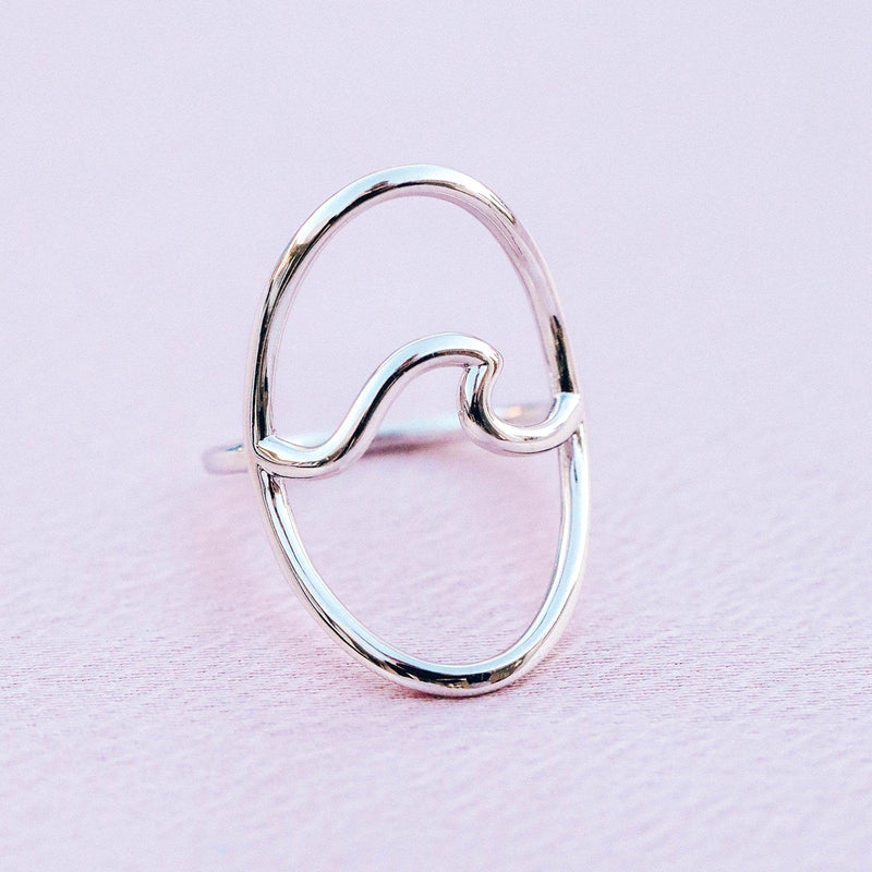 Pura Vida Statement Wave Ring