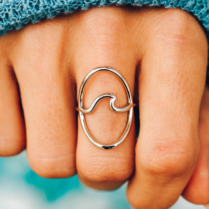 Pura Vida Statement Wave Ring