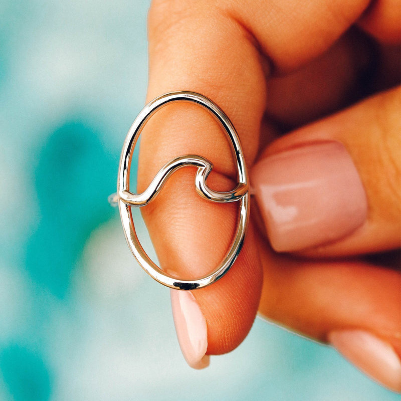 Pura Vida Statement Wave Ring