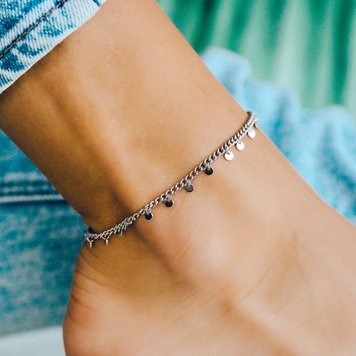 Pura Vida Mini Coin Anklet