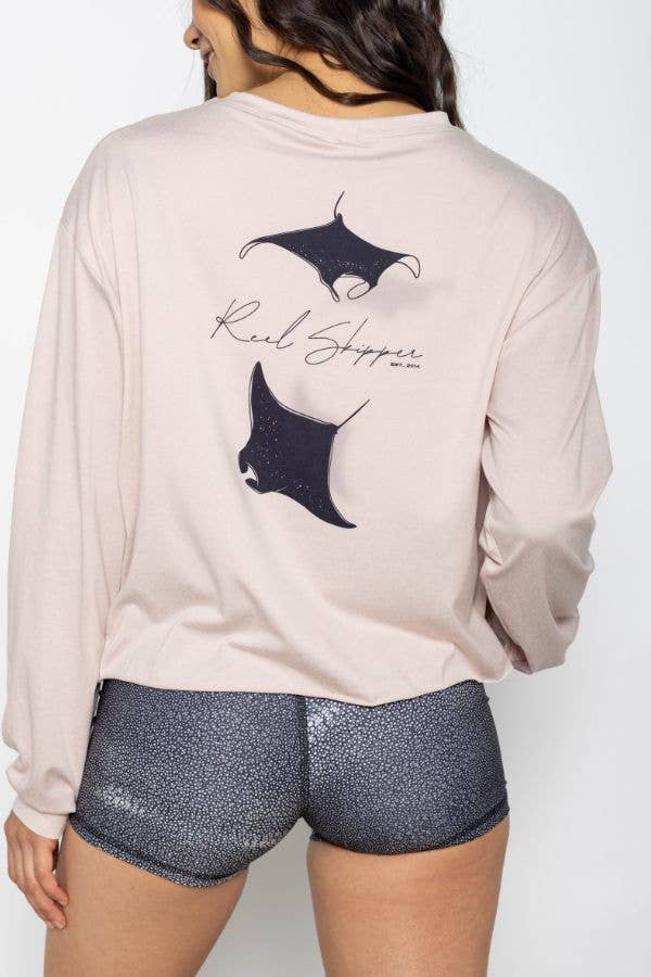 Reel Skipper La Girlfriend UV Shirt - Pearl