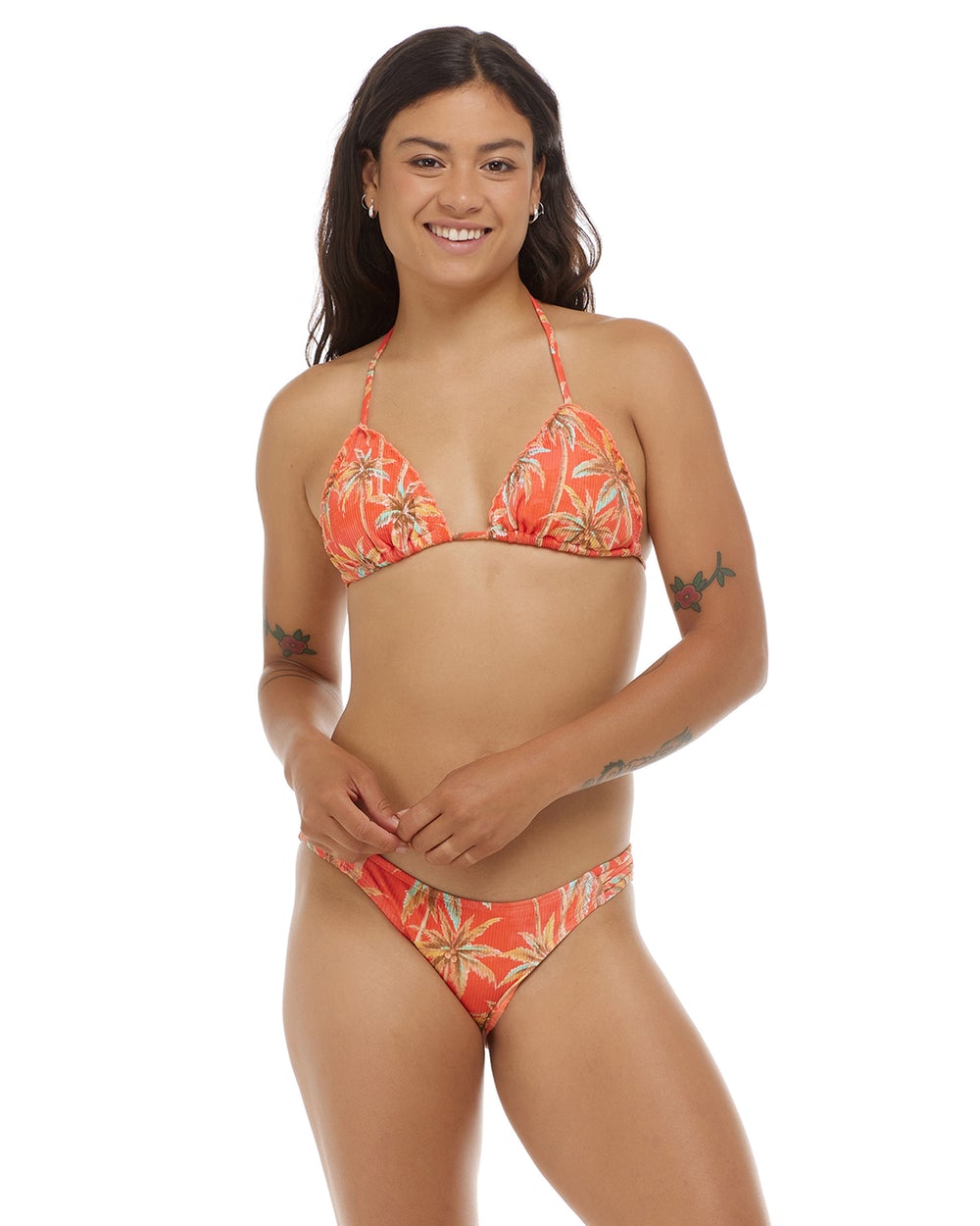 Body Glove Balata Garden Dita Ruffle Triangle Bikini Top