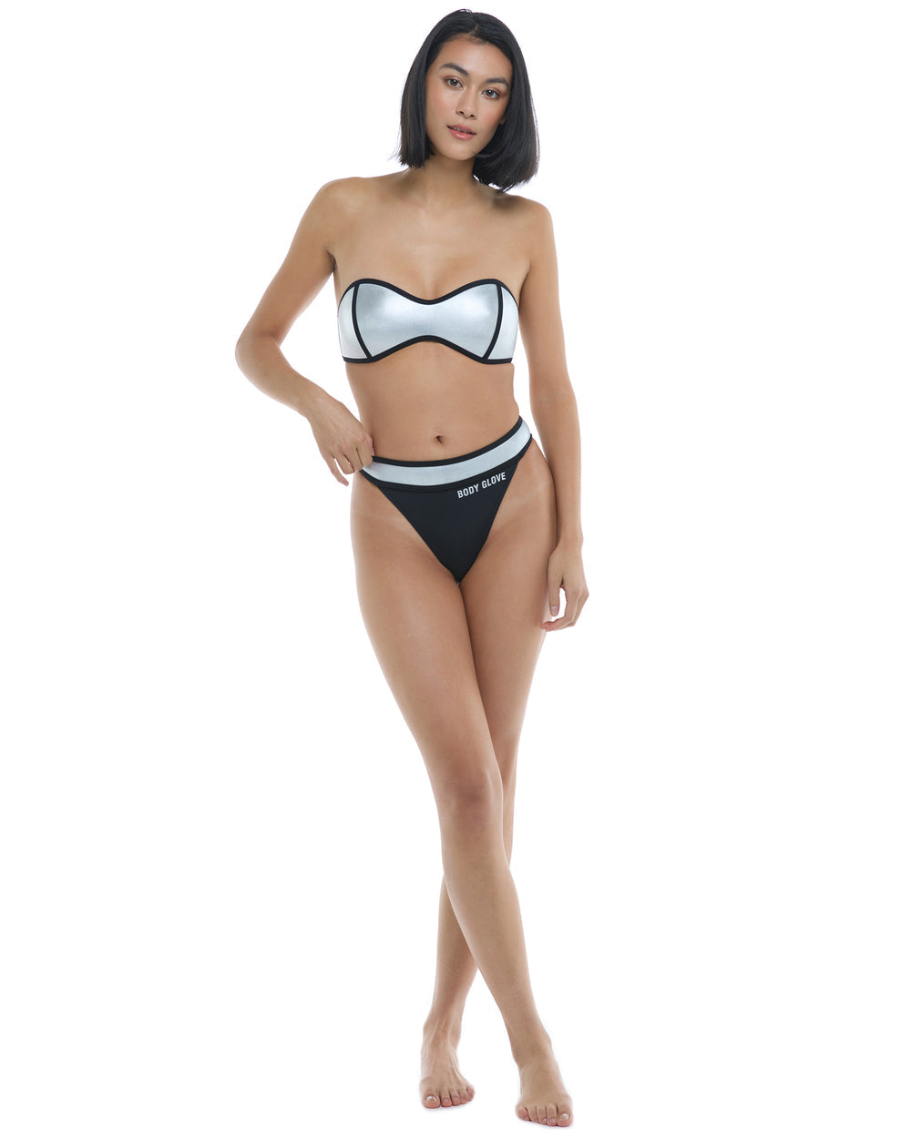 Body Glove The '91 Tainted Love Swim Top - Silver