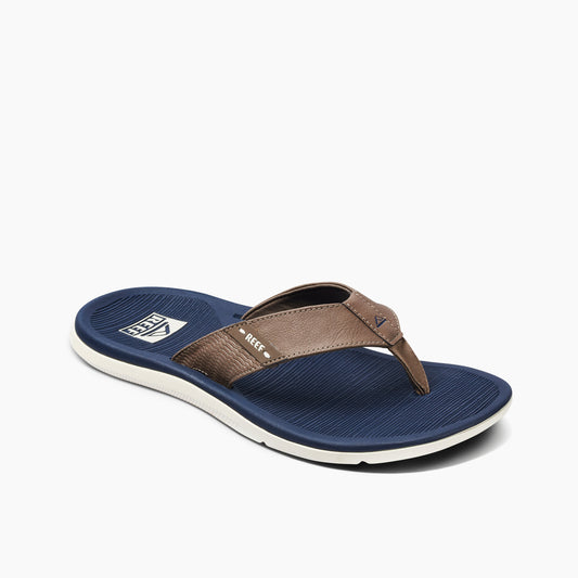 Reef Santa Ana Mens Sandals - Navy & Khaki