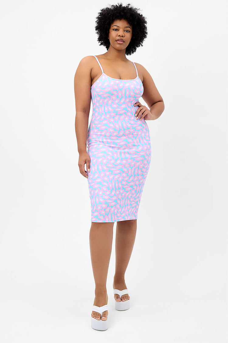 Frankie's Bikinis Quinn Terry Midi Dress
