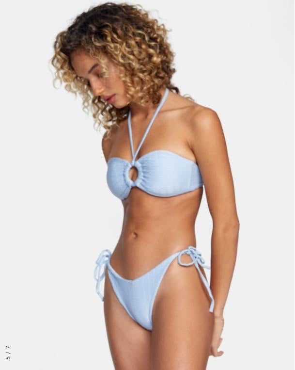 RVCA Daybreak Printed Bandeau Bikini Top