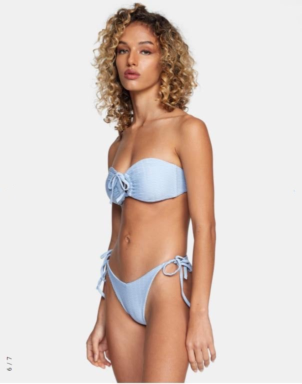 RVCA Daybreak Printed Bandeau Bikini Top