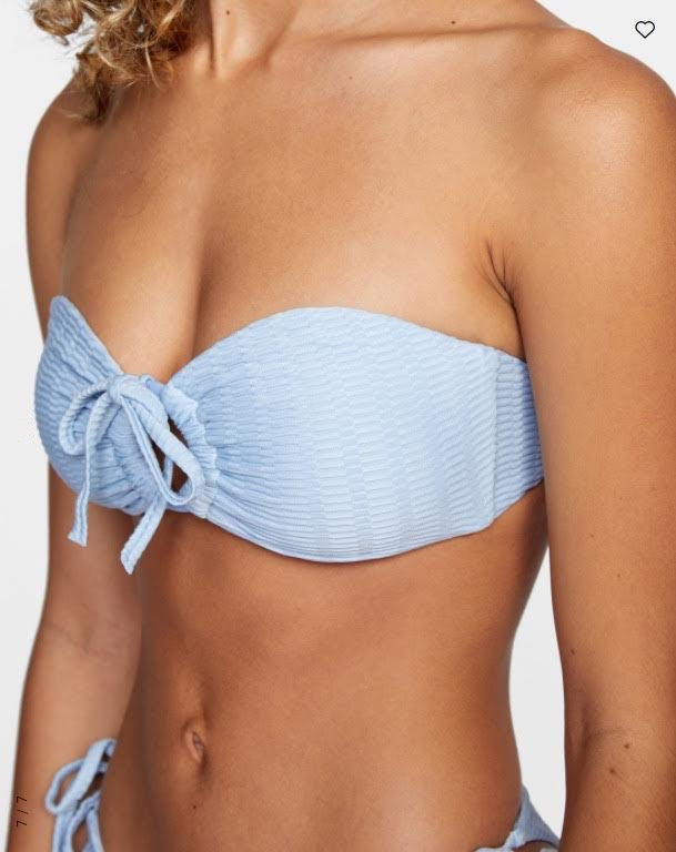RVCA Daybreak Printed Bandeau Bikini Top