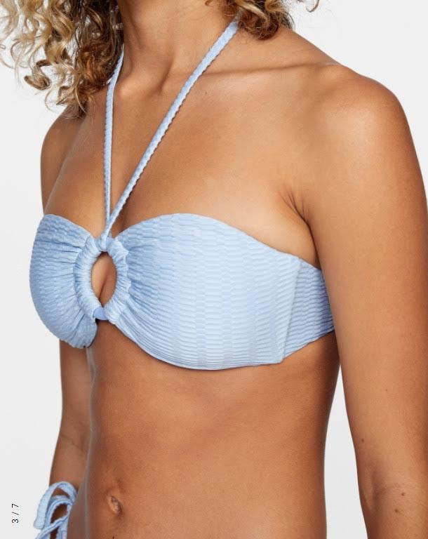 RVCA Daybreak Printed Bandeau Bikini Top