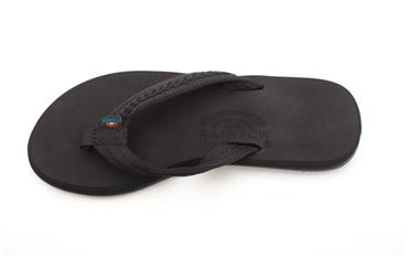 Rainbow Sandals The Paisley Ladies Soft Top Rubber Nylon Flirty Braidy Strap (Womens)