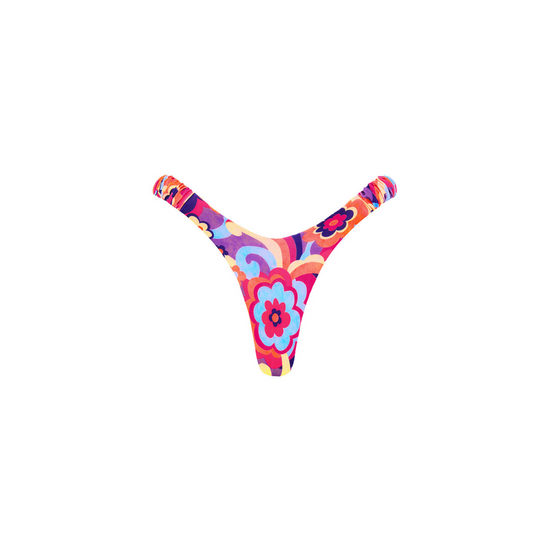 Kulani Kinis Retro Y Throng Bikini Bottom - Tipsy Dip
