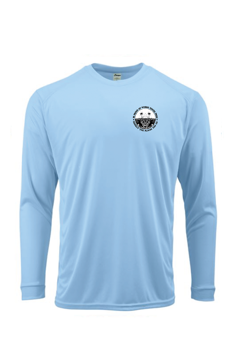 Last Local Skull Island Performance Fit Long Sleeve Uv Shirt