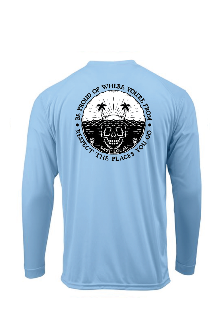 Last Local Skull Island Performance Fit Long Sleeve Uv Shirt