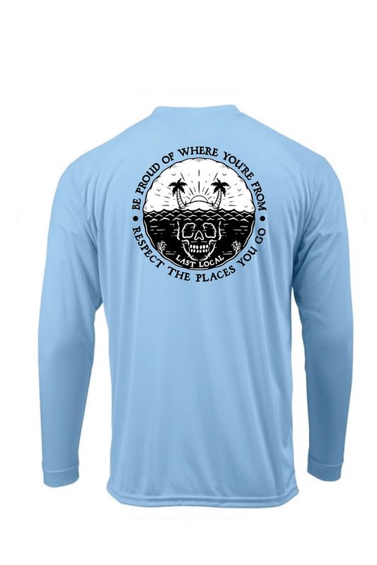 Last Local Skull Island Performance Fit Long Sleeve Uv Shirt