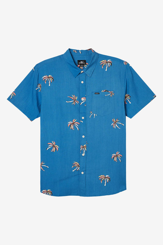 O'Neill Tropo Palms Shirt - Pacific Blue