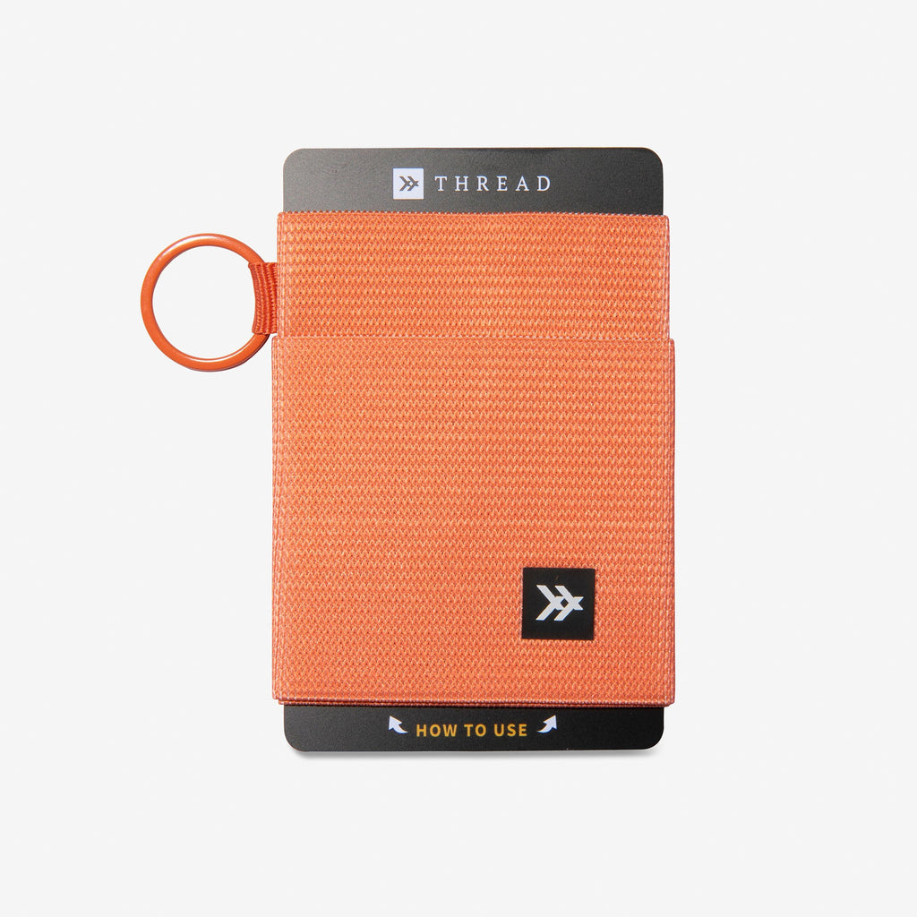 Thread Wallets Apricot Elastic Wallet - Solid Orange Elastic Wallet Spring  2023 – Sand Surf Co.