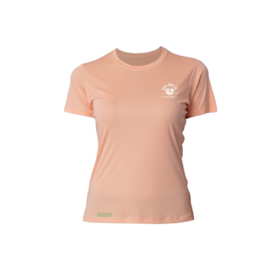 Sand Surf Co. Yin Yang Raina Short Sleeve UV Shirt - Coral