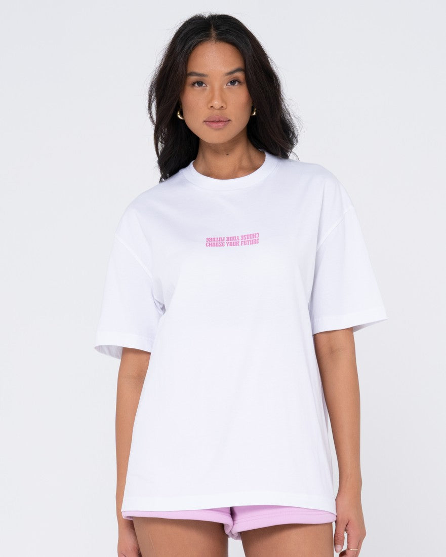 Rusty Choose Your Future Organic Oversized Tee