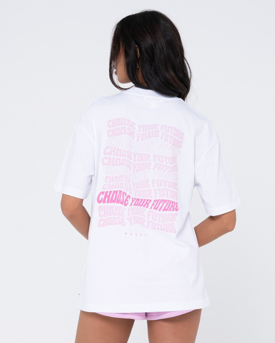 Rusty Choose Your Future Organic Oversized Tee