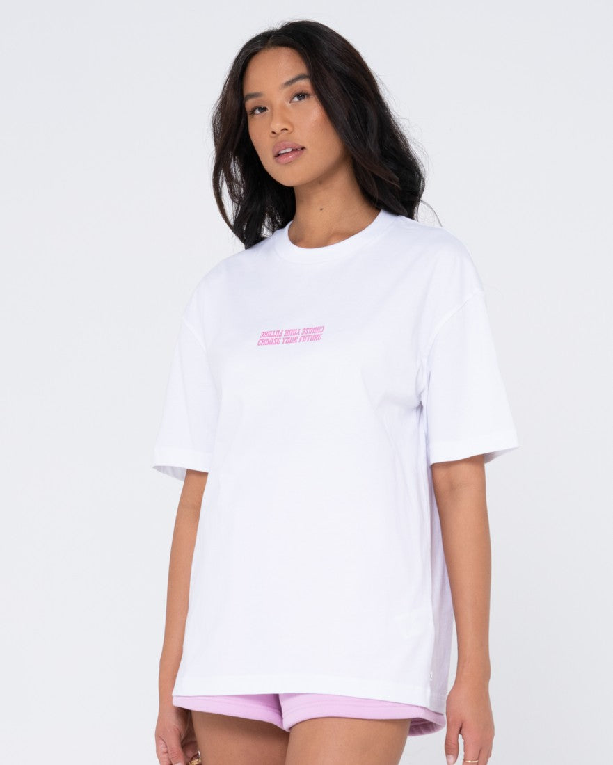 Rusty Choose Your Future Organic Oversized Tee