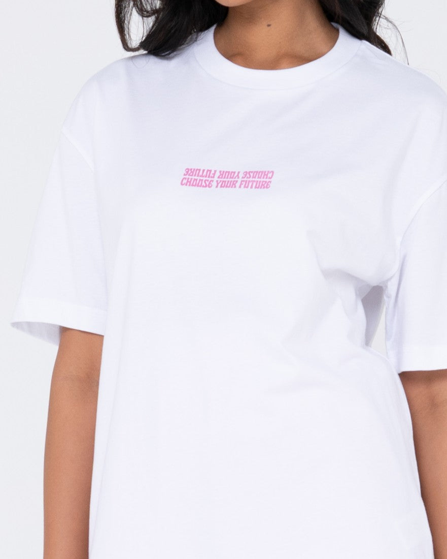 Rusty Choose Your Future Organic Oversized Tee