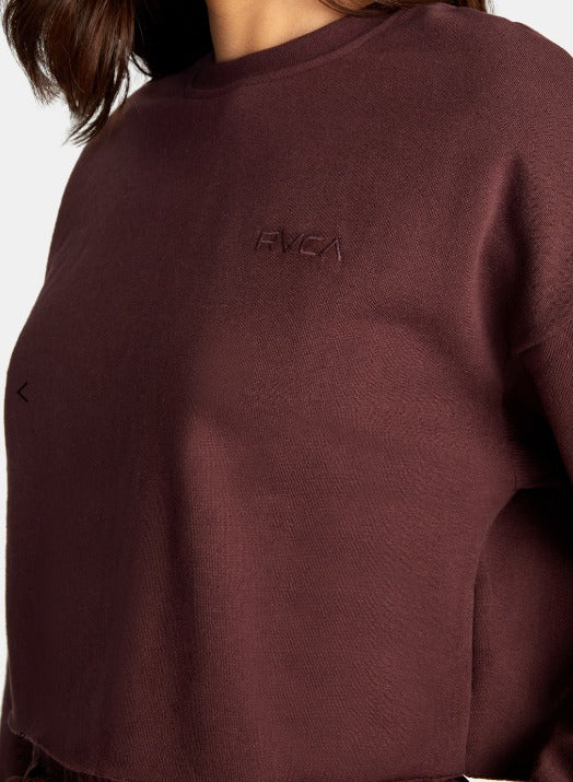 RVCA Test Drive Cropped Sweatshirt - Sunday Collection