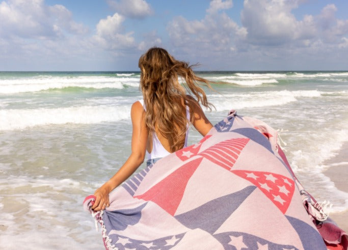 Sand Cloud Flags Towel