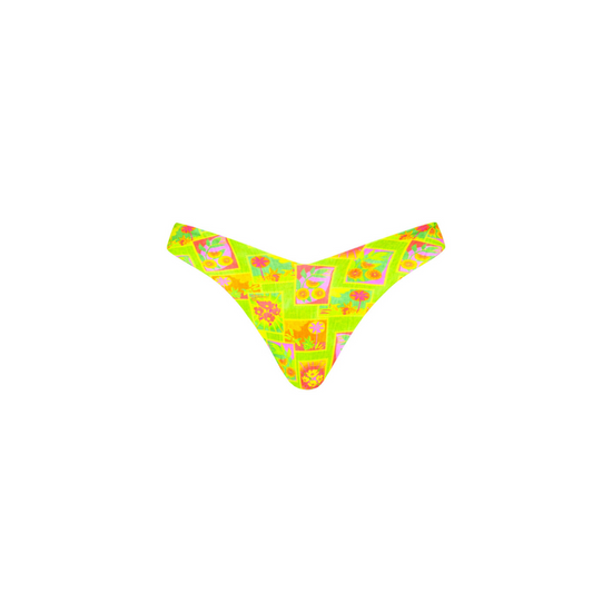 Kulani Kinis Y Cheeky Bikini Bottom - Loco Lime