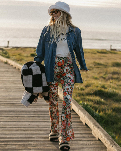 Billabong Sundown High-Waisted Flared Pants