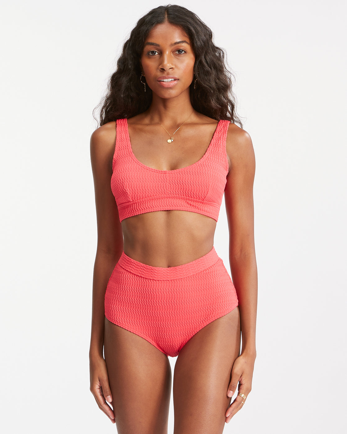Billabong Chasing Tides High Retro Bikini Bottoms