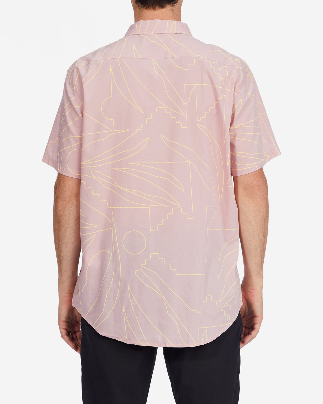 Billabong Sundays Floral Short Sleeve Shirt - Dusty Pink