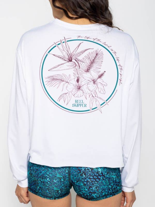 Reel Skipper La Girlfriend UV Shirt - White