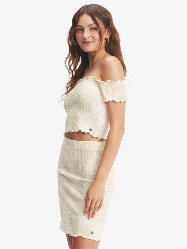 Roxy Venice Babe Rib Knit Skirt