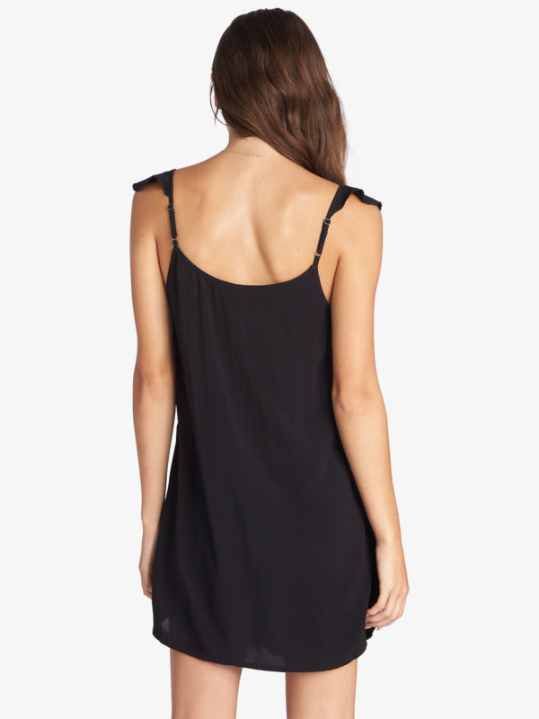 Roxy Future Thoughts Woven Strappy Mini Dress