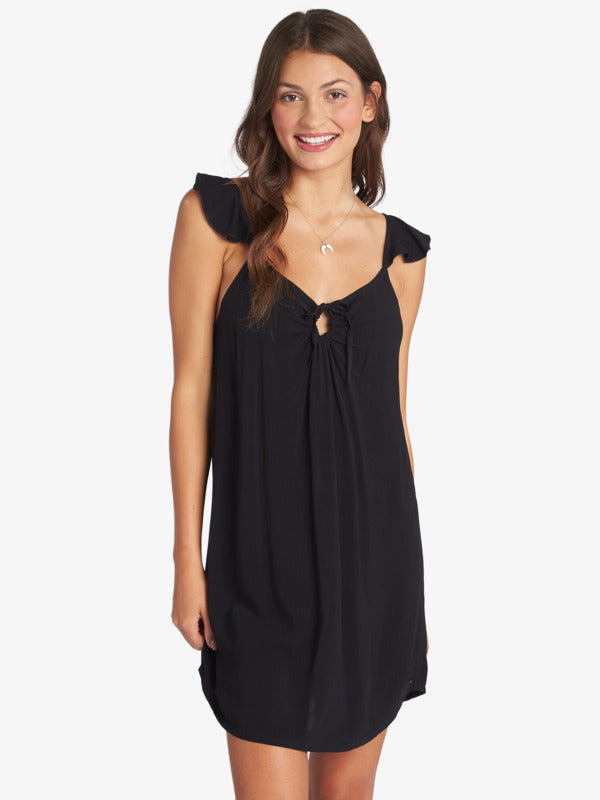Roxy Future Thoughts Woven Strappy Mini Dress