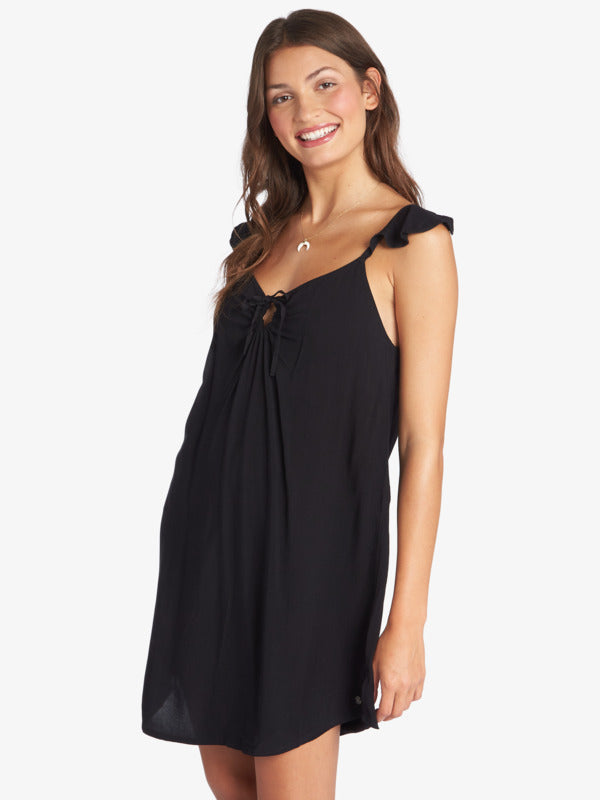 Roxy Future Thoughts Woven Strappy Mini Dress