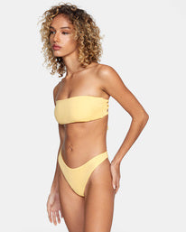 RVCA Solid Cheeky French Bikini Bottom