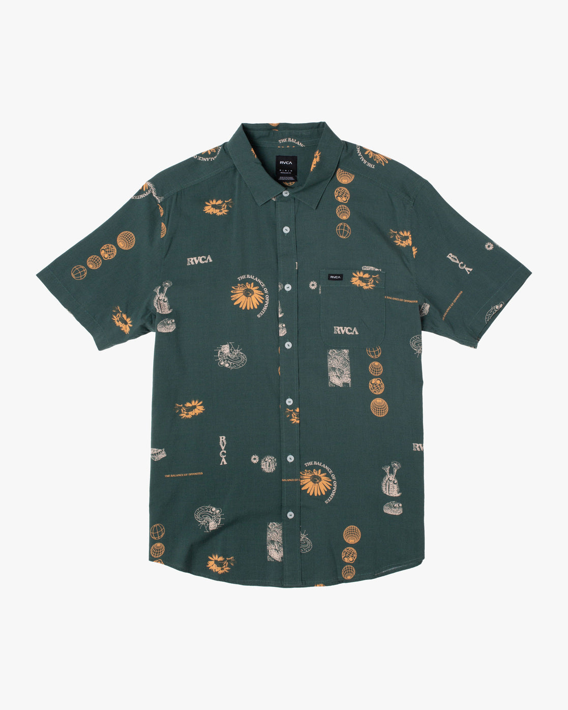 RVCA Pet Cactus Short Sleeve Shirt
