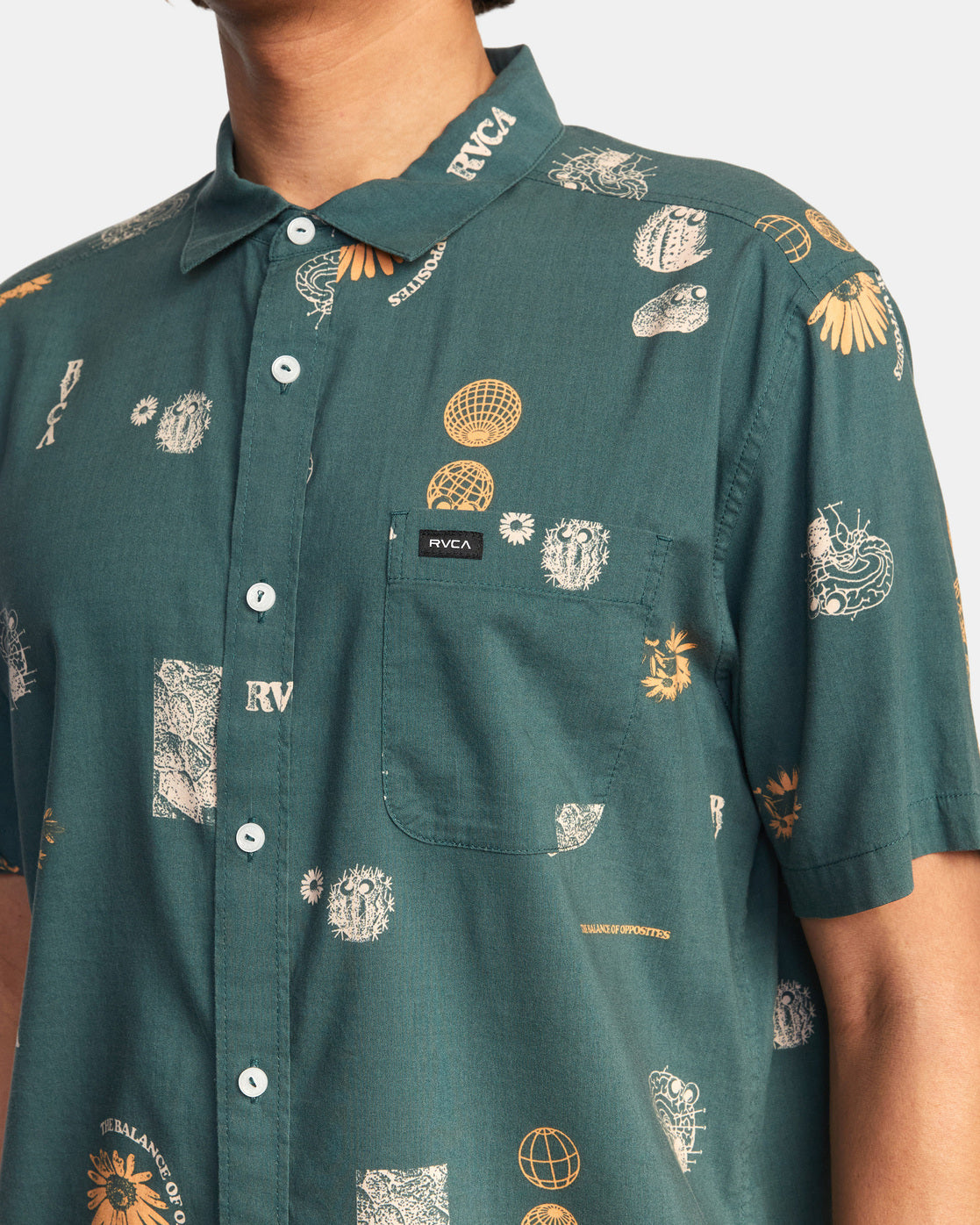 RVCA Pet Cactus Short Sleeve Shirt